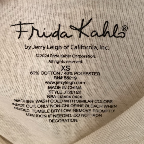 Frida Kahlo, XS, top - Picture 4 of 5